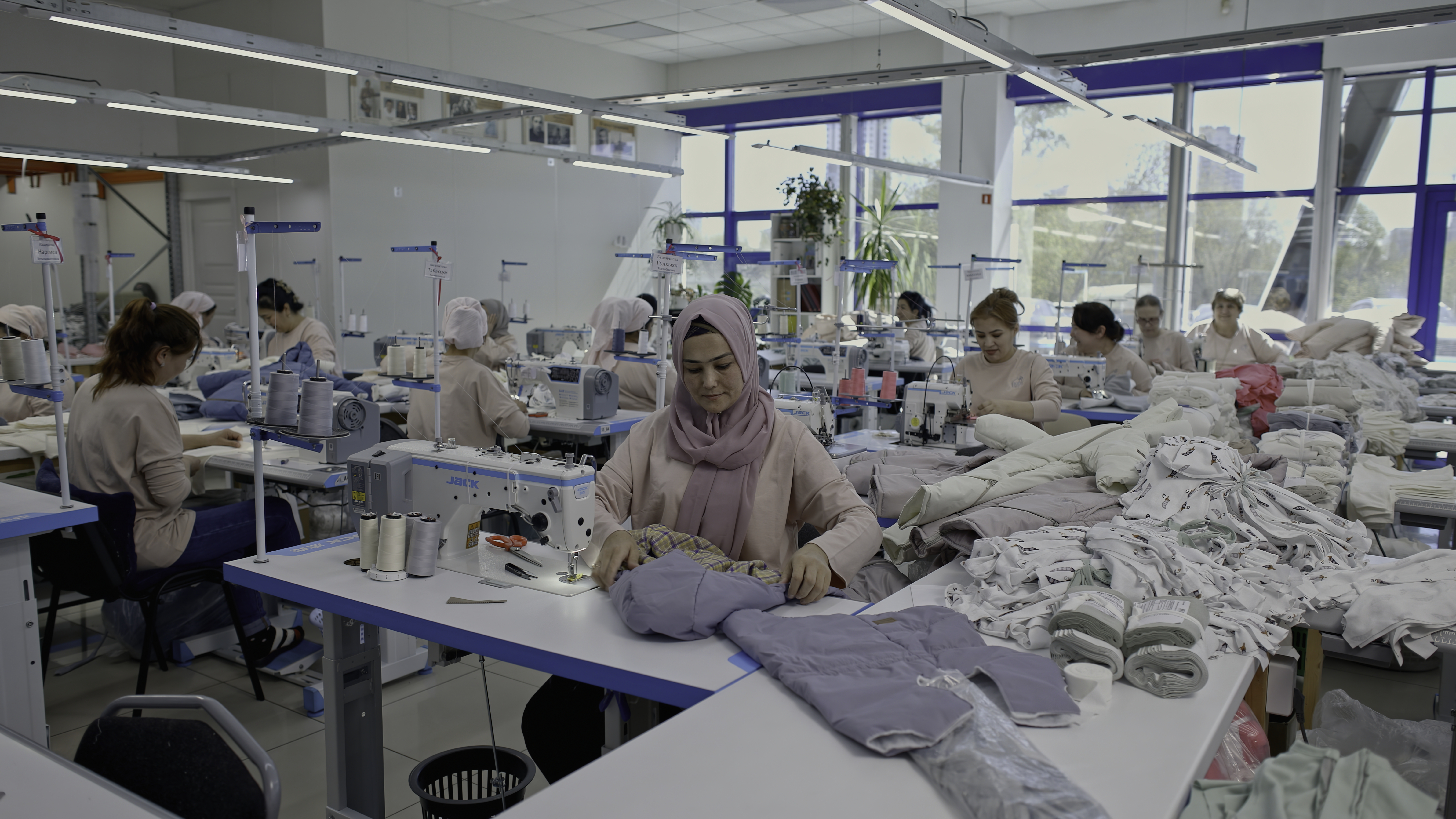 Clothing manufacturer in Istanbul production floor