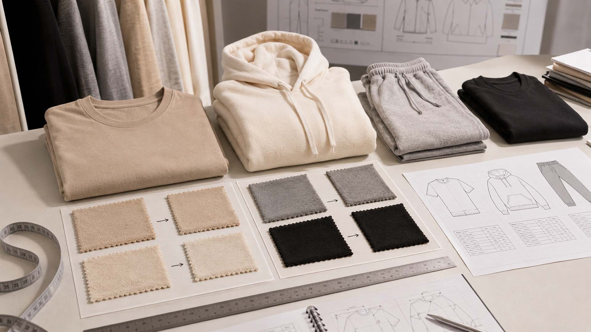 Fabric shrinkage testing before clothing bulk production