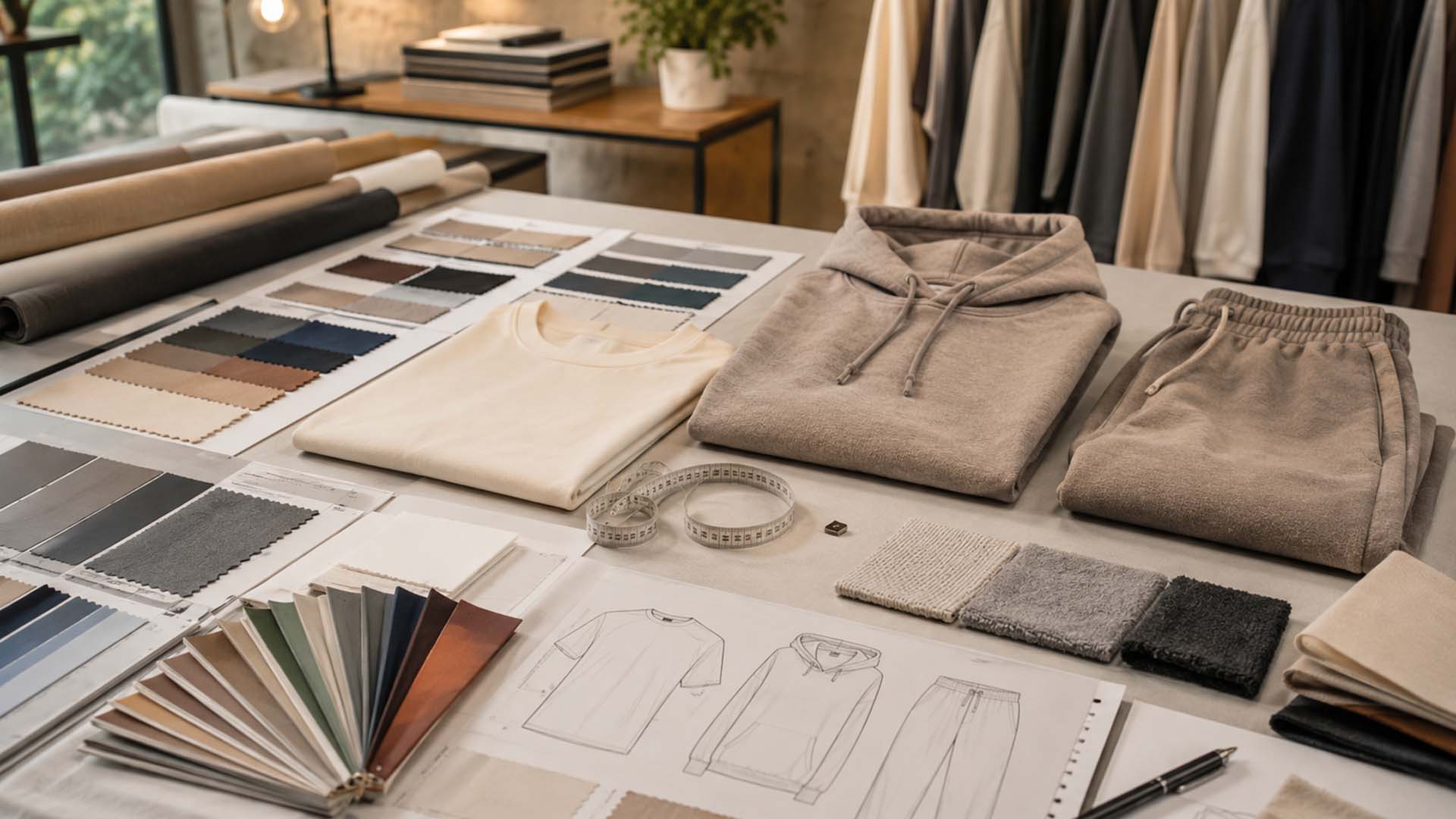 How to choose fabric for a clothing brand with swatches and tech pack