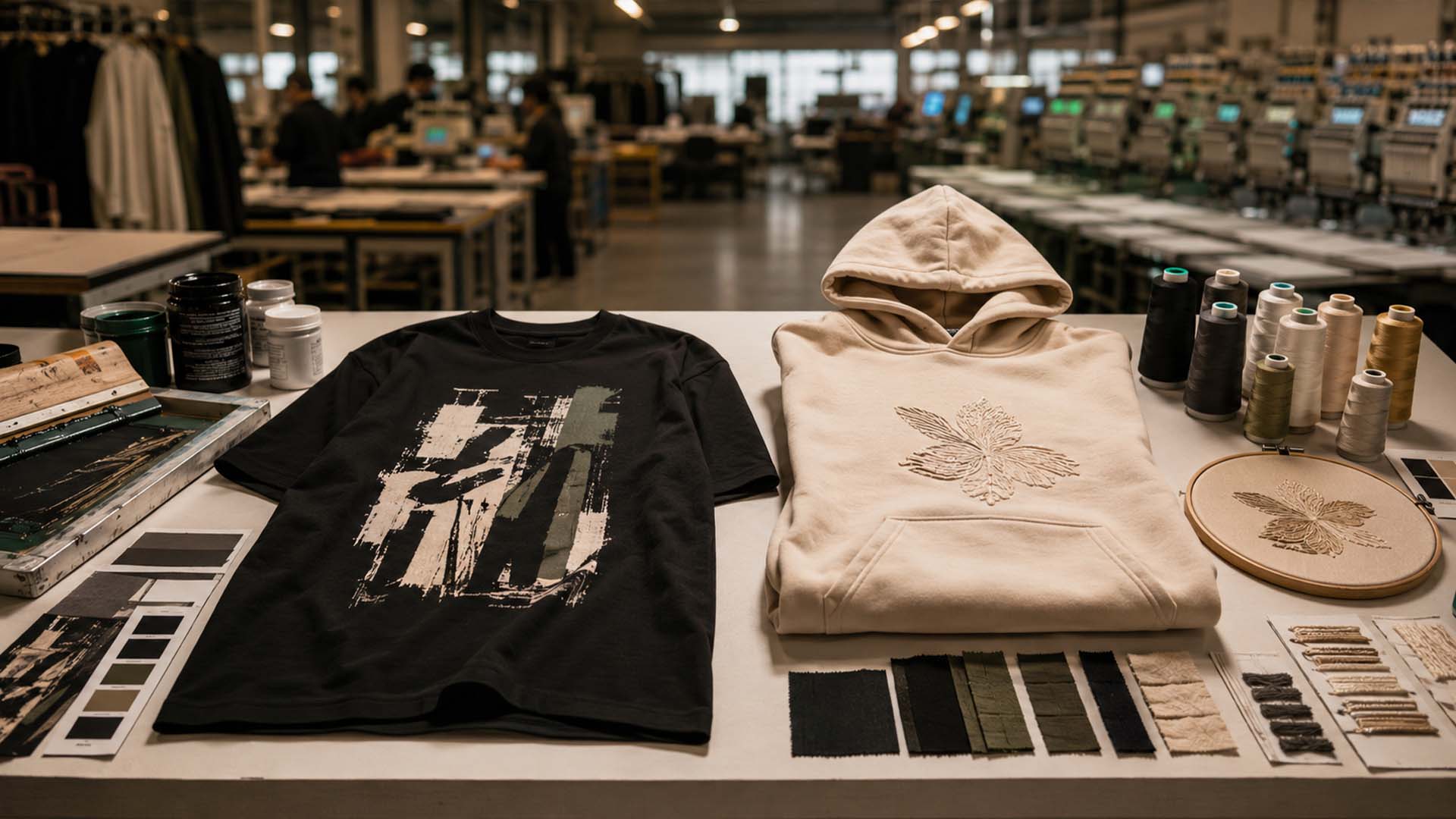 Screen Printing vs Embroidery for Streetwear